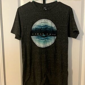 Cades Cove Charcoal Short Sleeve Tee